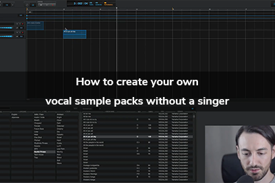 How To Create Your Own Vocal Sample Packs without a Singer