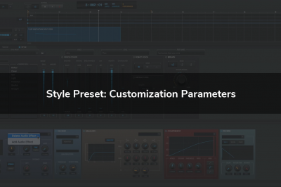 Style Preset : Customization Parameters