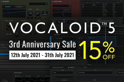 (End) VOCALOID5 3rd Anniversary Sale