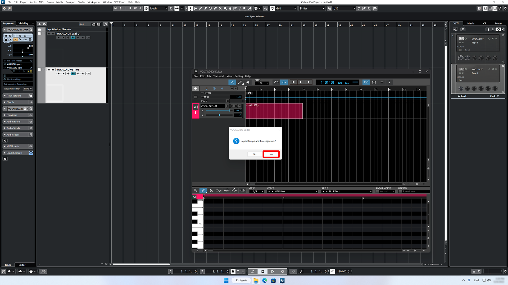 How to transfer sequence data created using the VOCALOID5 VSTi/AU plug