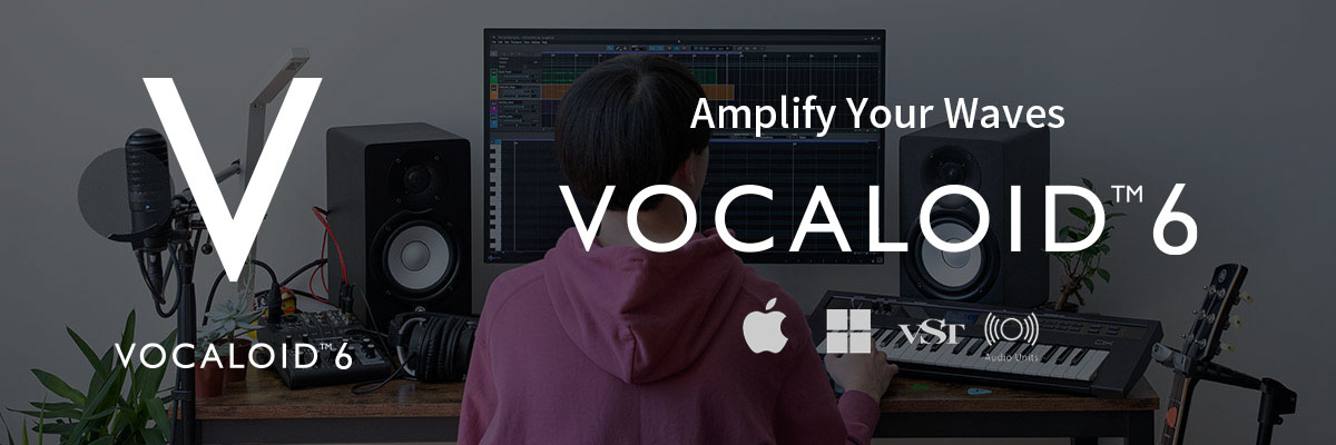 VOCALOID6 Editor for Windows / macOS