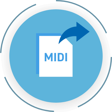 MIDI エクスポート対応
